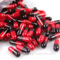 Empty capsule size 00 red and black color